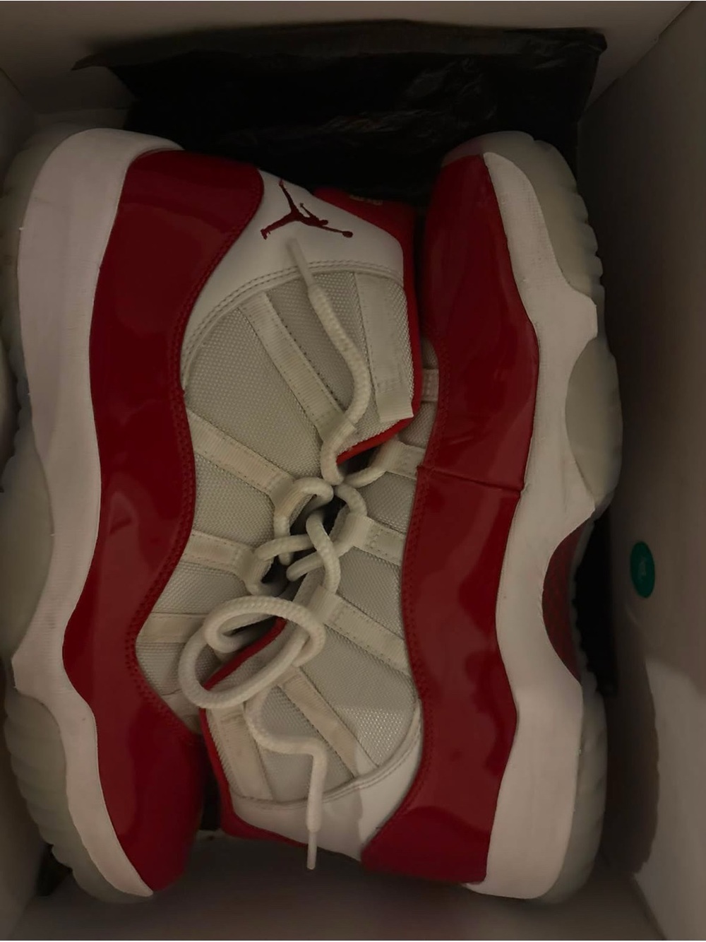 jordan 11 cherry mens - White/Red